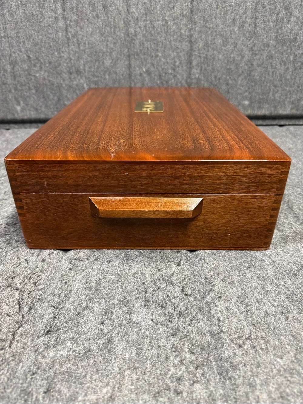 Naken's Tarnish Proof Silverware Chest - Copper Brown Exterior
